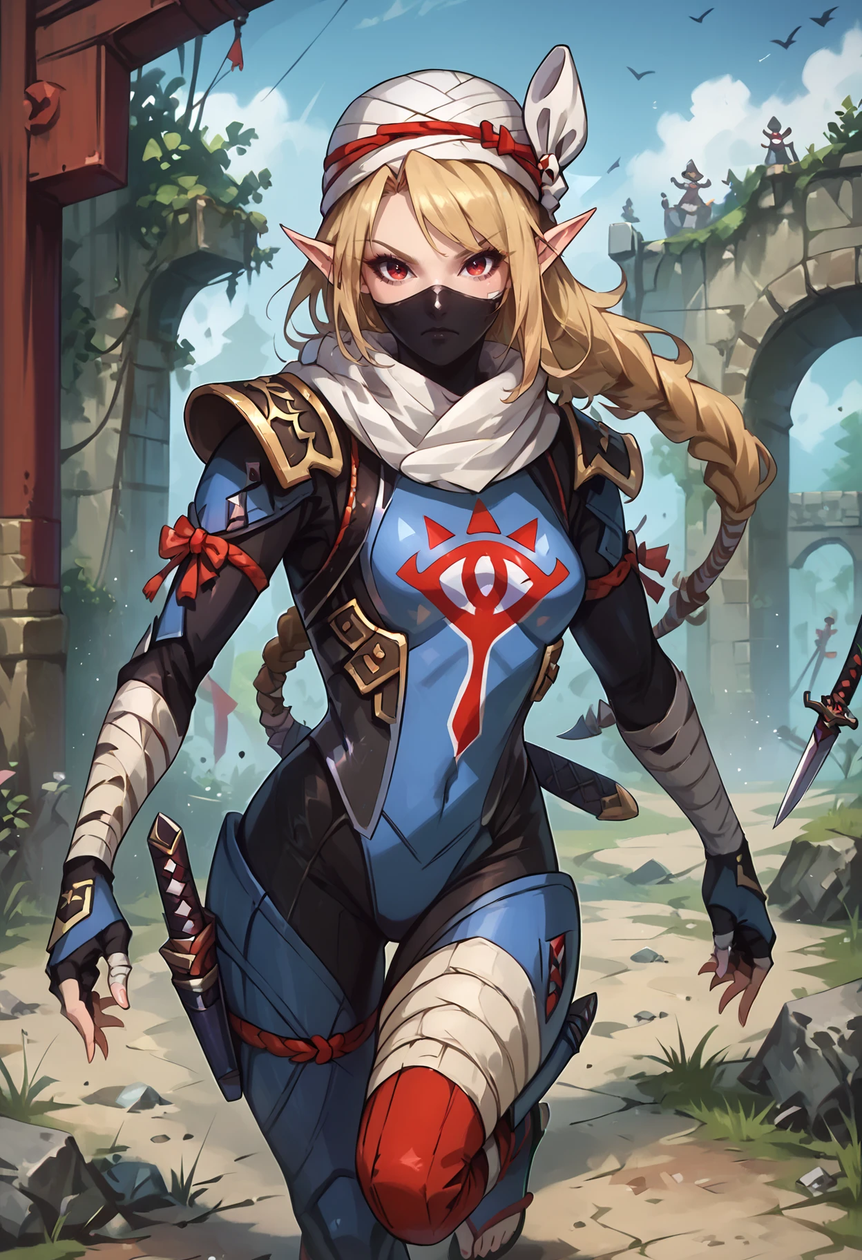Sheik (Super Smash Bros./Legend of Zelda) 4 Outfits