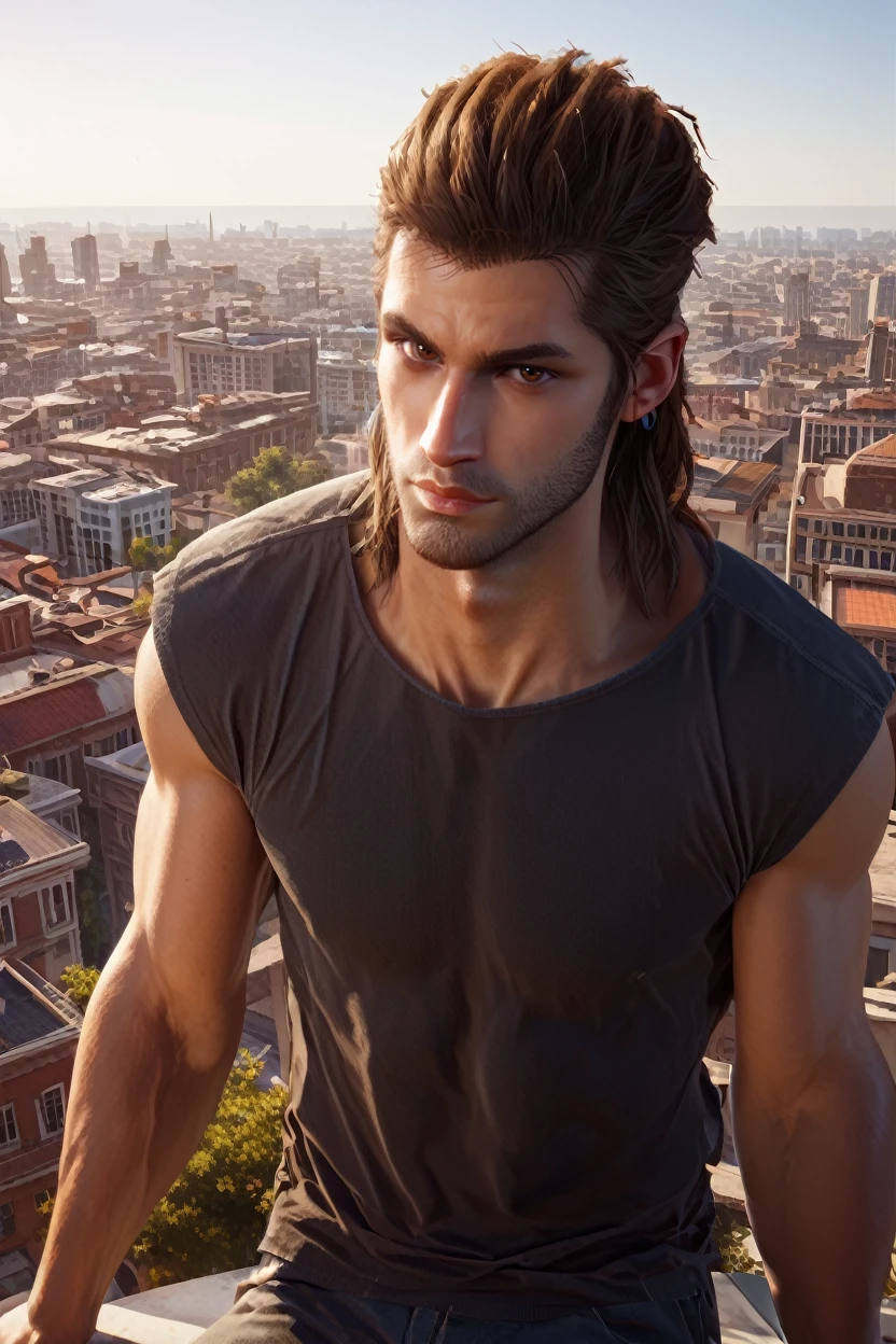 score_9, score_8_up, score_7_up, score_6_up
<lora:ACAlexios:1.0>
ACAlexios, 1boy, brown hair, brown eyes, looking at viewer, posing confidently on a rooftop overlooking a city skyline