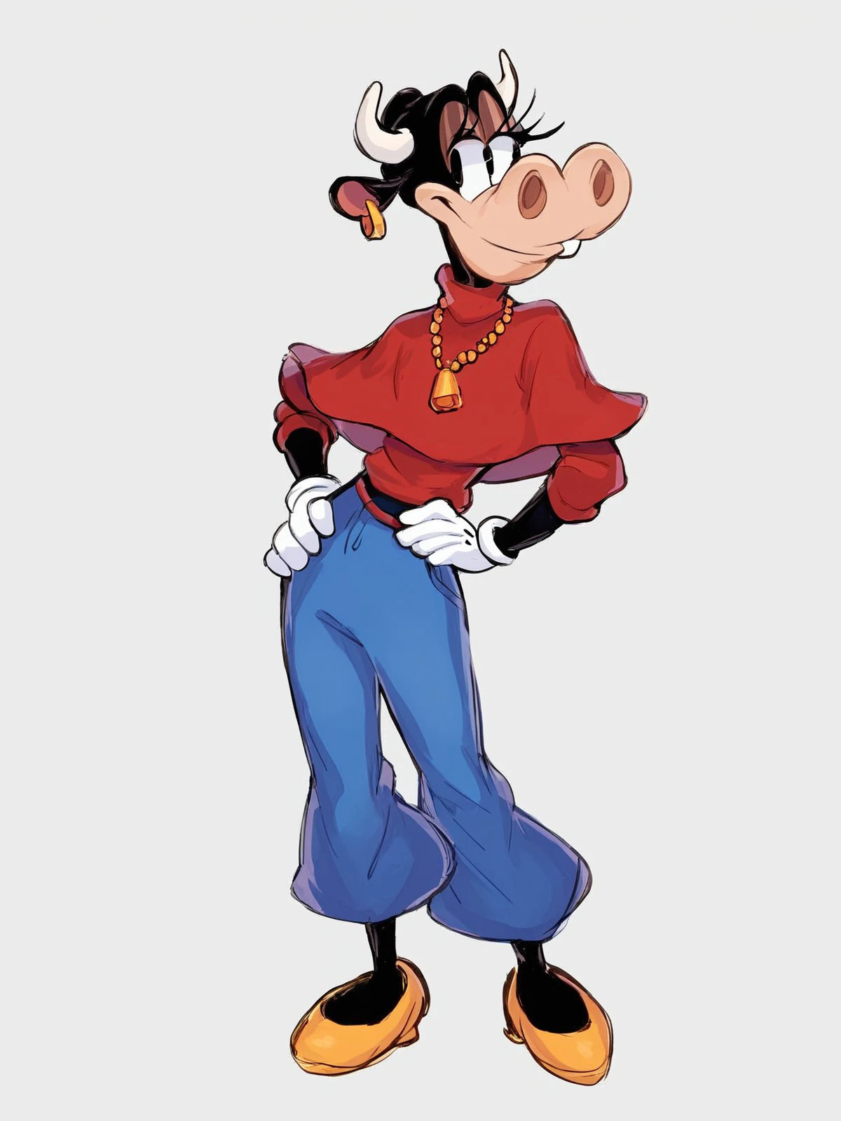 Clarabelle Cow(Ub Iwerks/ Walt D) [Pony SDXL] V1