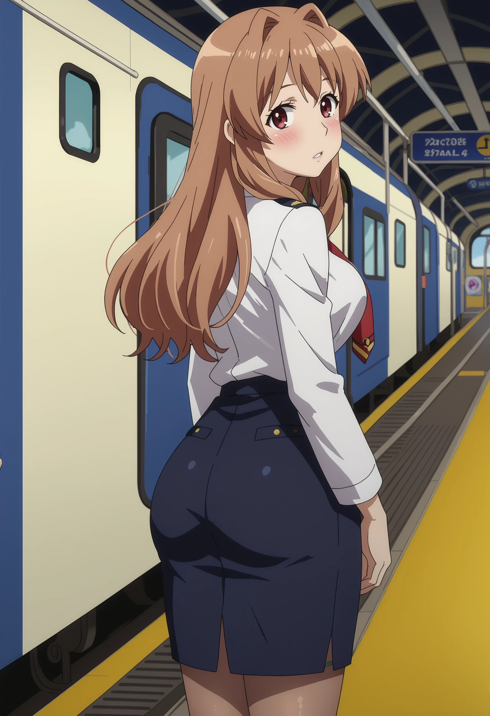 masterpiece, highest quality, High resolution , Beautiful and beautiful eyes, half 近いd eyes, mini skirt, Pleated skirt, orgasm face, A seductive smile、Inside the train、ass pov, Cowboy Shot, Showing panties, Show off her ass, Looking down, Close-up shot, Huge breasts, Thick thighs, Stick your butt out, Big Hips, Low Angle, Huge Ass, My butt is too big to fit into the skirt, Proud face, Misaka Mikoto., Looking at the audience, From behind, From below, Looking down, Spread your legsしゃがむ, Grab your ass, Please put your hands on your buttocks, Striped panties, Spread your legs,Obscene open legs、The images shown were generated with Stable Diffusion ° ✧ (*´ `*) ✧ °
The prompts are as follows. You may have to generate several images at once to get your favorite.Another man touches my crotch