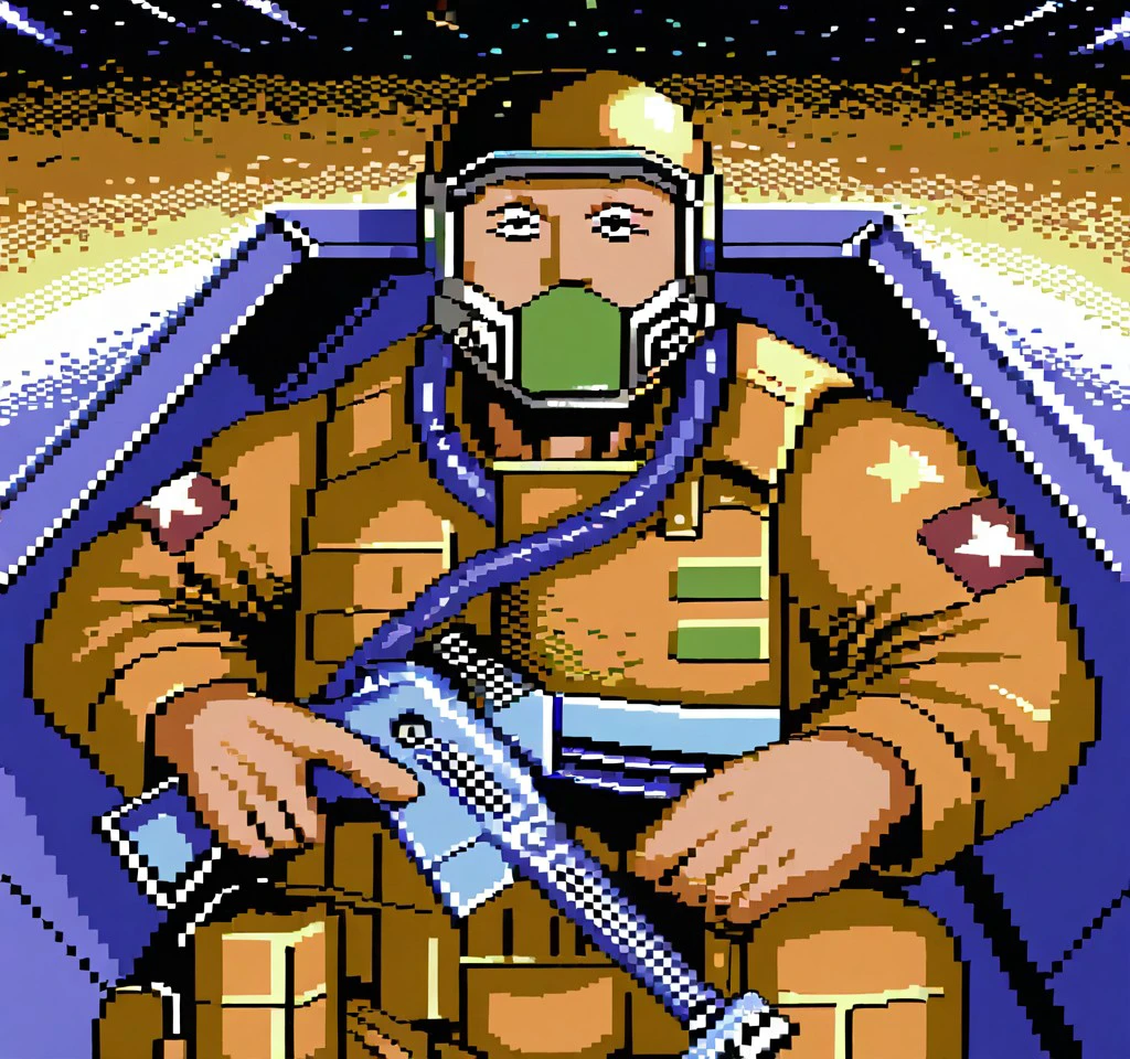 pixel style,space war, futuristic <lora:C64XLpony-000005:1.0>