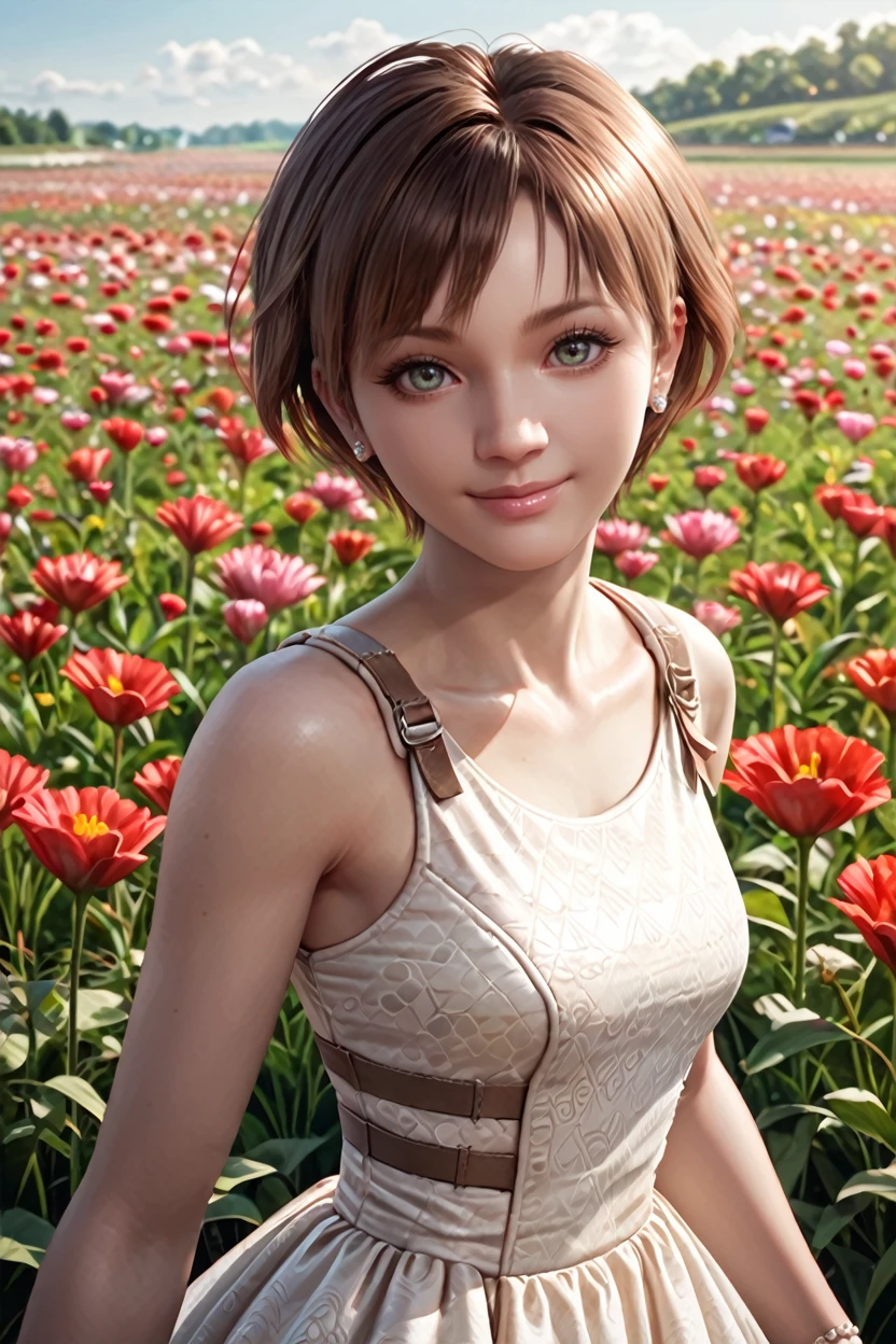 score_9, score_8_up, score_7_up, score_6_up
<lora:RE0Rebecca:1.0>
RE0Rebecca, 1girl, brown hair, short hair, looking at viewer, in a field of tulips, golden hour, elegant dress, smiling