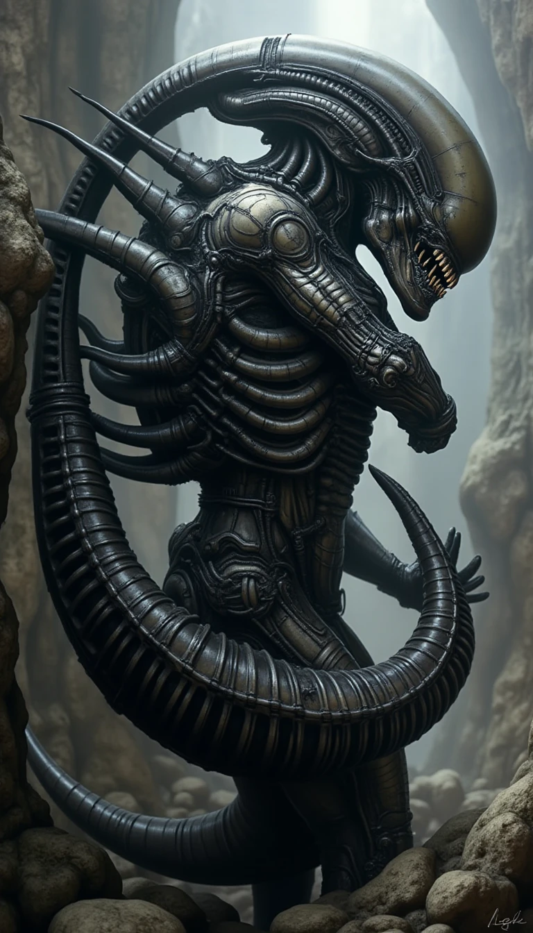 a xenomorph by giger