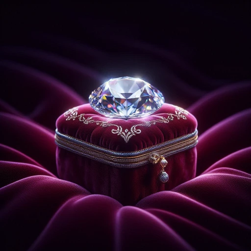 diamond in a fancy jewelry box, glint, reflection