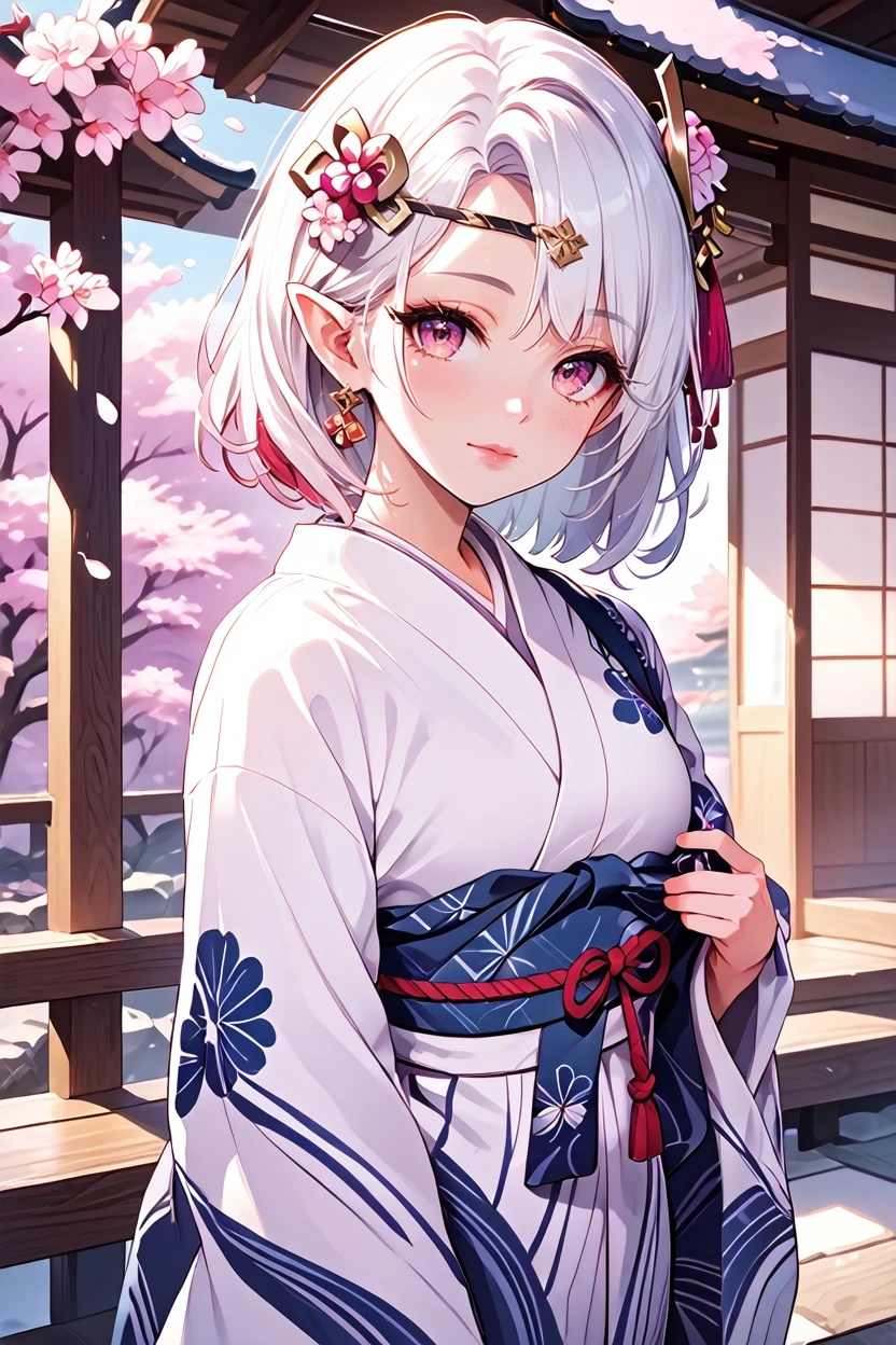 score_9, score_8_up, score_7_up, score_6_up
<lora:BGIsobel:1.0>
BGIsobel, 1girl, white hair, pointy ears, make up, looking at viewer, yukata, japan, cherry blossoms, hair ornament