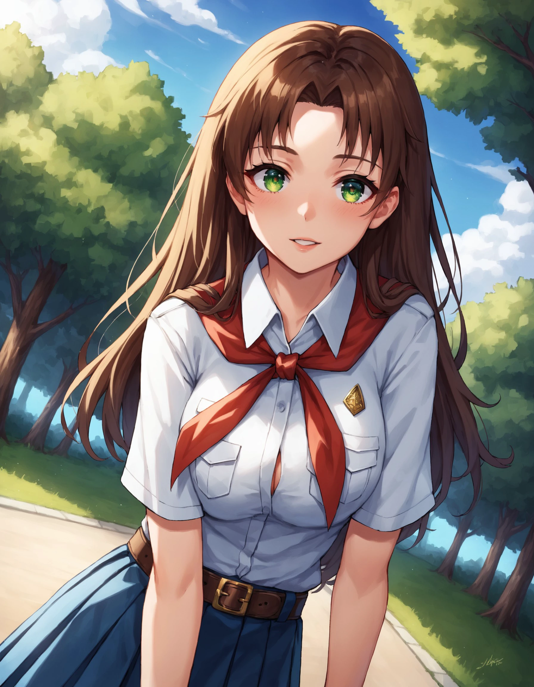 Olga Dmitrievna from "Everlasting summer" by Nazarlus v1.0
