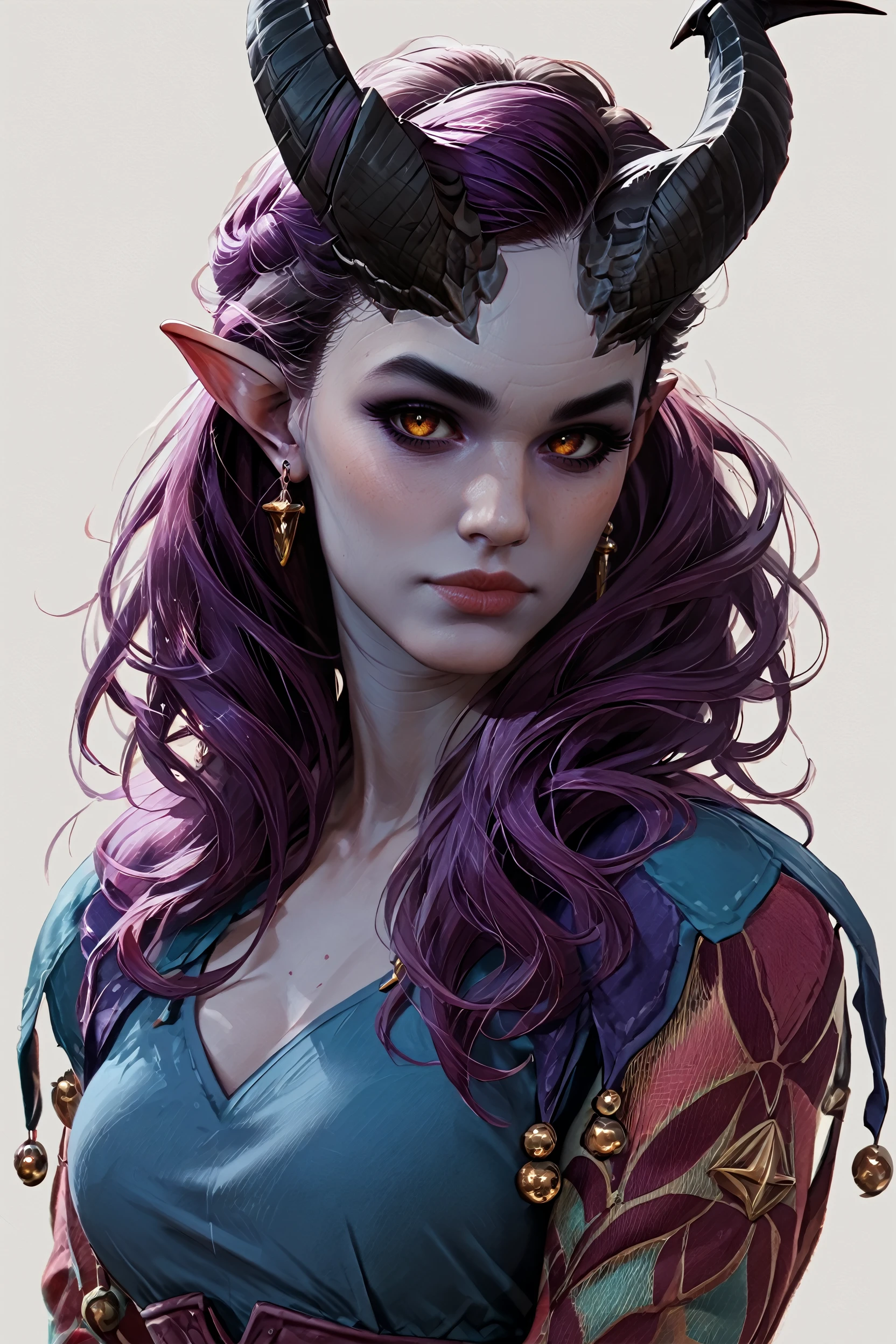 score_9, score_8_up, score_7_up, score_6_up
<lora:BGAlfira:1.0>
BGAlfira, 1girl,demon horns, purple hair, looking at viewer, simple background, portrait