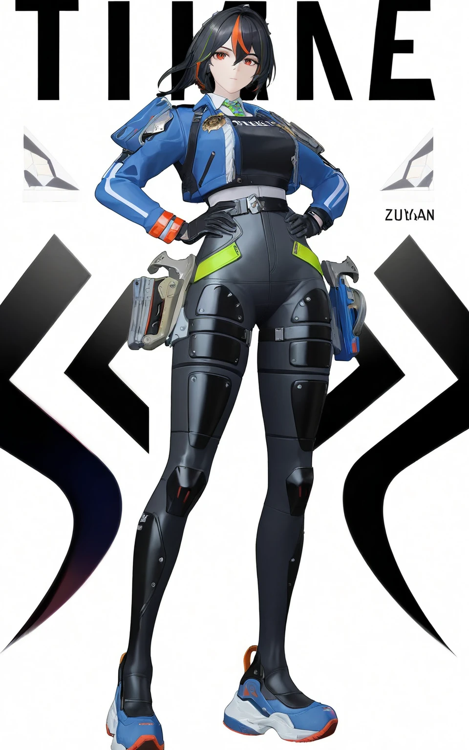White hair, ethereal aura, serenity, wielded bow, light garments, spectral wolf, fierce nature, visual duality, soul hunters, smooth transition, agile posture, intense expression, light tones, dark tones, black facial mask.
