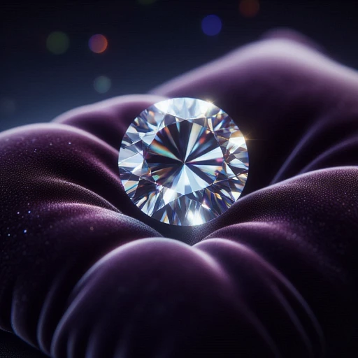 diamond on a pillow, amazing depth of field