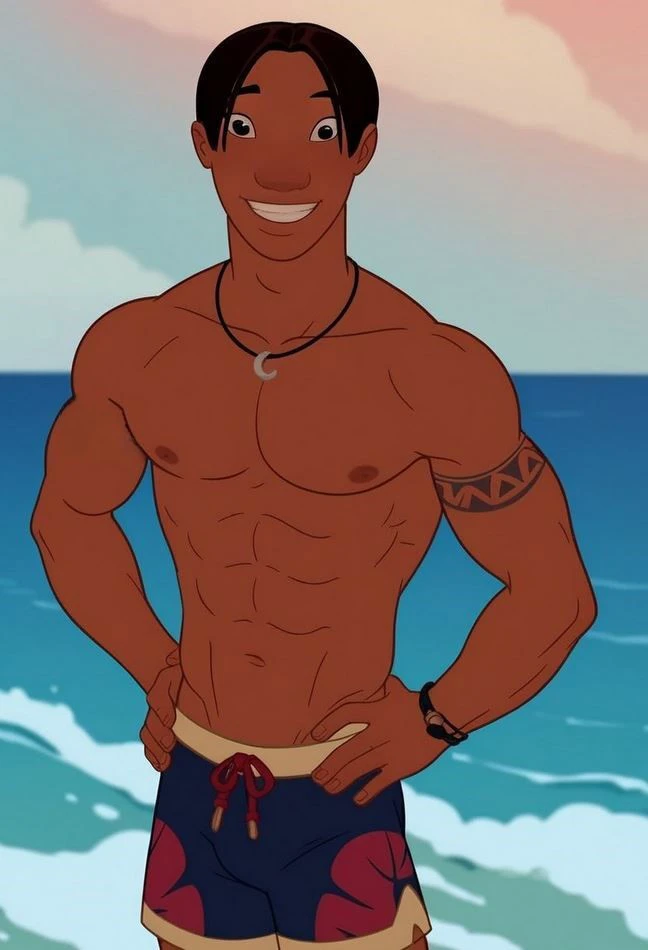 David Kawena [Hot guy from Lilo & Stitch / Movie 2002] V1