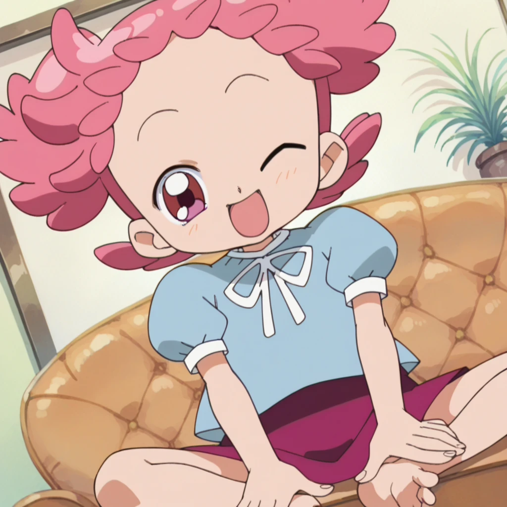 doremi,solo,1girl,masterpiece, expensive quality, very_expensive_solve, big_file size, full color,pussy,masturbation,navel,