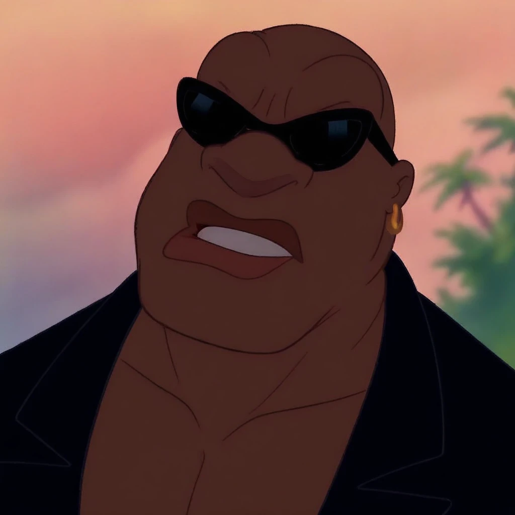 Cobra Bubbles [Black Agent from Movie Lilo & Stitch 2002]