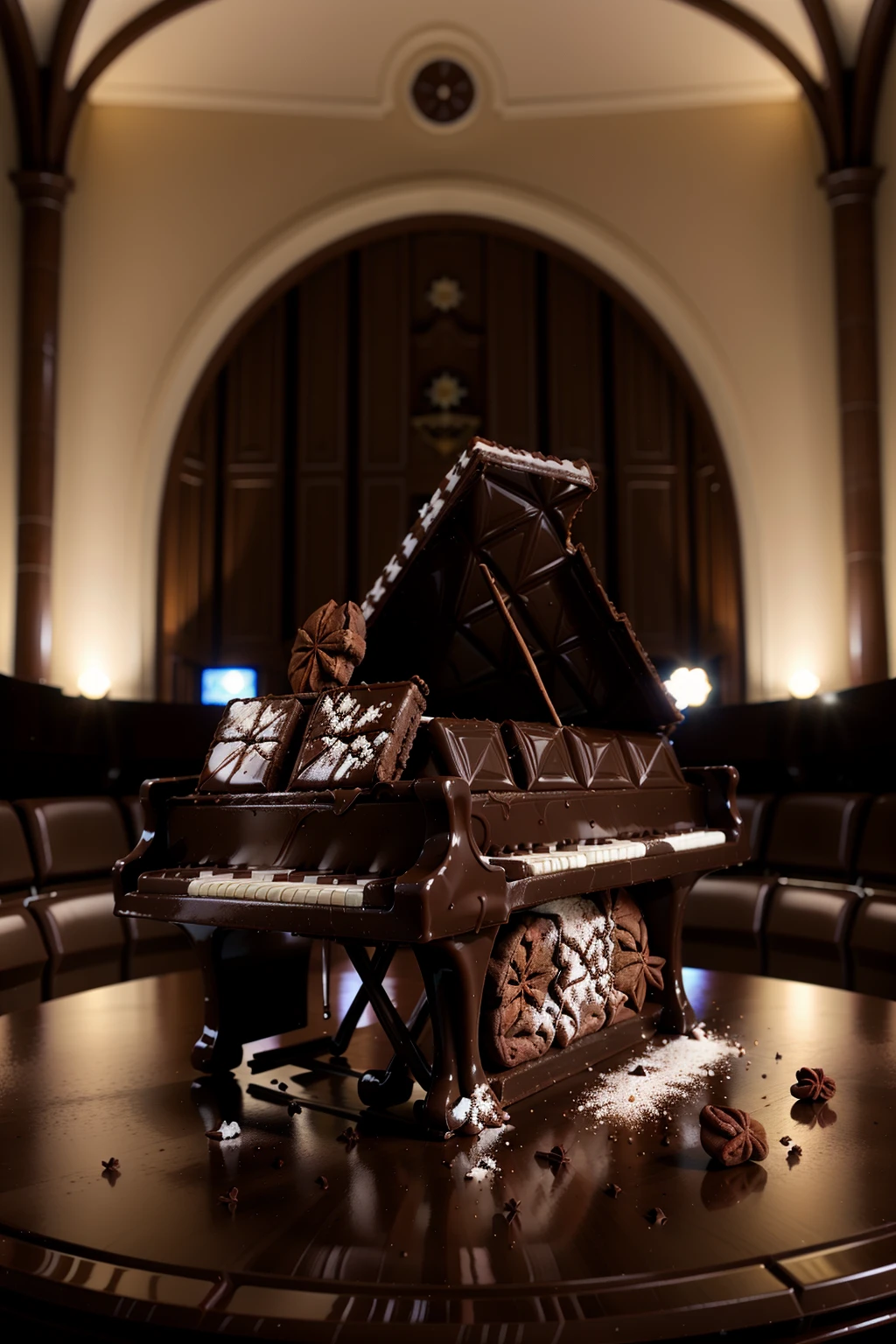 <lora:ChocolateCinnamonWorld:1> ChocolateCinnamonWorld piano in a concert hall