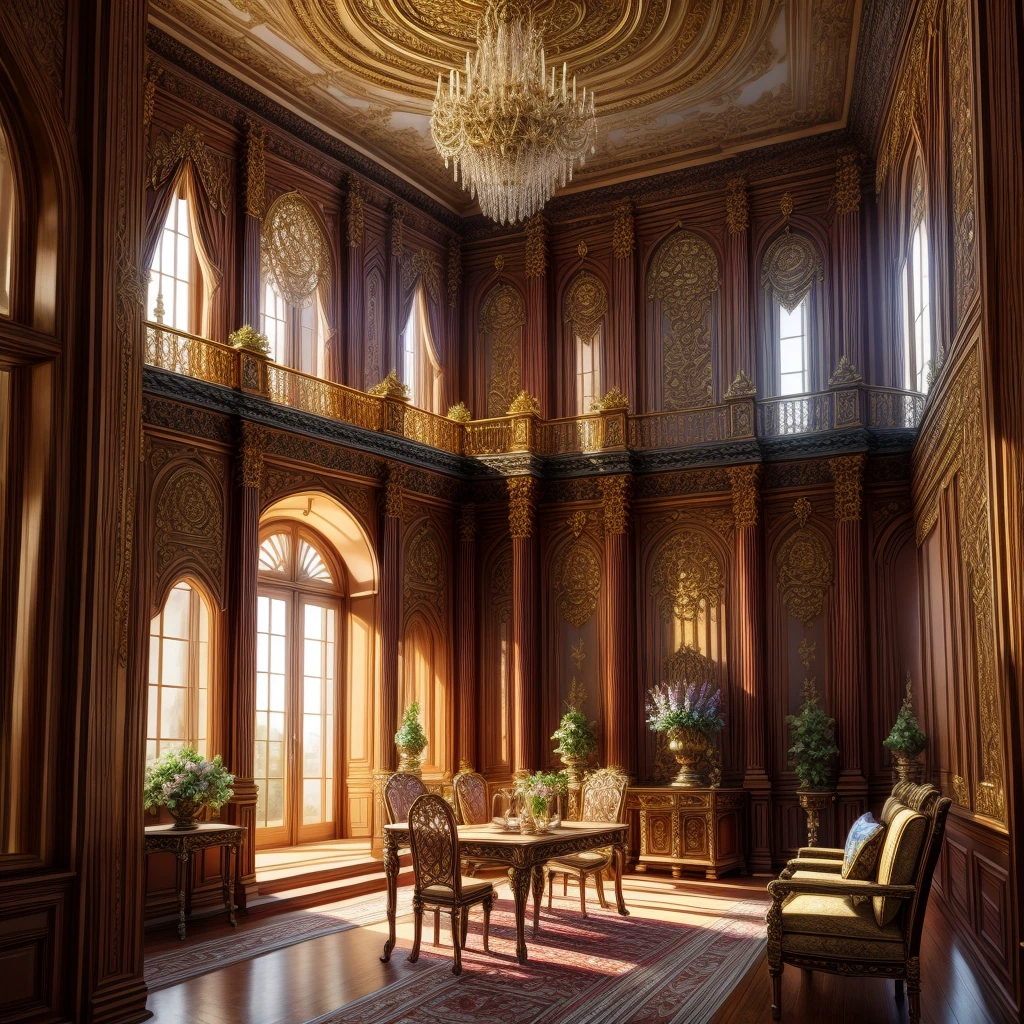 intricate detail, fantasy, mansion interior, noon, (masterpiece, best quality, extremely detailed), <lora:l_32:-0.5>, <lora:add_detail:1.5>