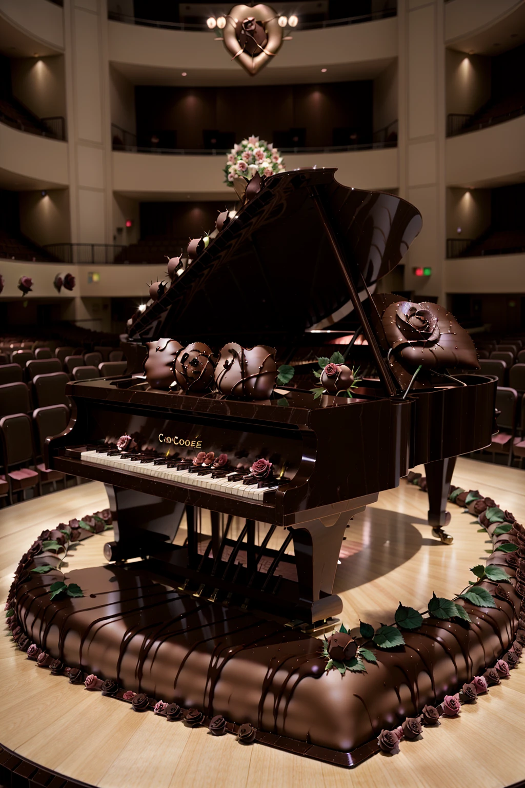 <lora:ChocolateRoseWorld:1> ChocolateRoseWorld piano in a concert hall