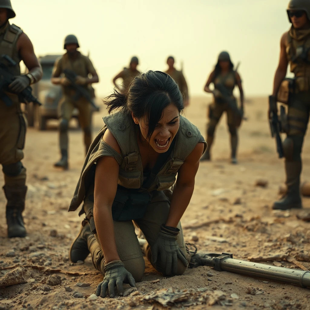 Given everything Furiosa and her comrades had suffered up to that point, the viewer can't help but feel for the character as she falls to her knees and lets out a dramatic scream. Sometimes life just isn't fair, especially in a future wasteland.