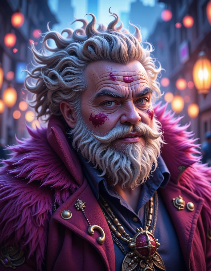 Dreamscape comic gragas from league of legends,cosplay,menacing mid shot portrait photo,bokeh . graphic illustration, comic art, graphic novel art, vibrant, highly detailed . Surreal, ethereal, dreamy, mysterious, fantasy, highly detailed,<lora:CreArt-lora_epoch_5:1>