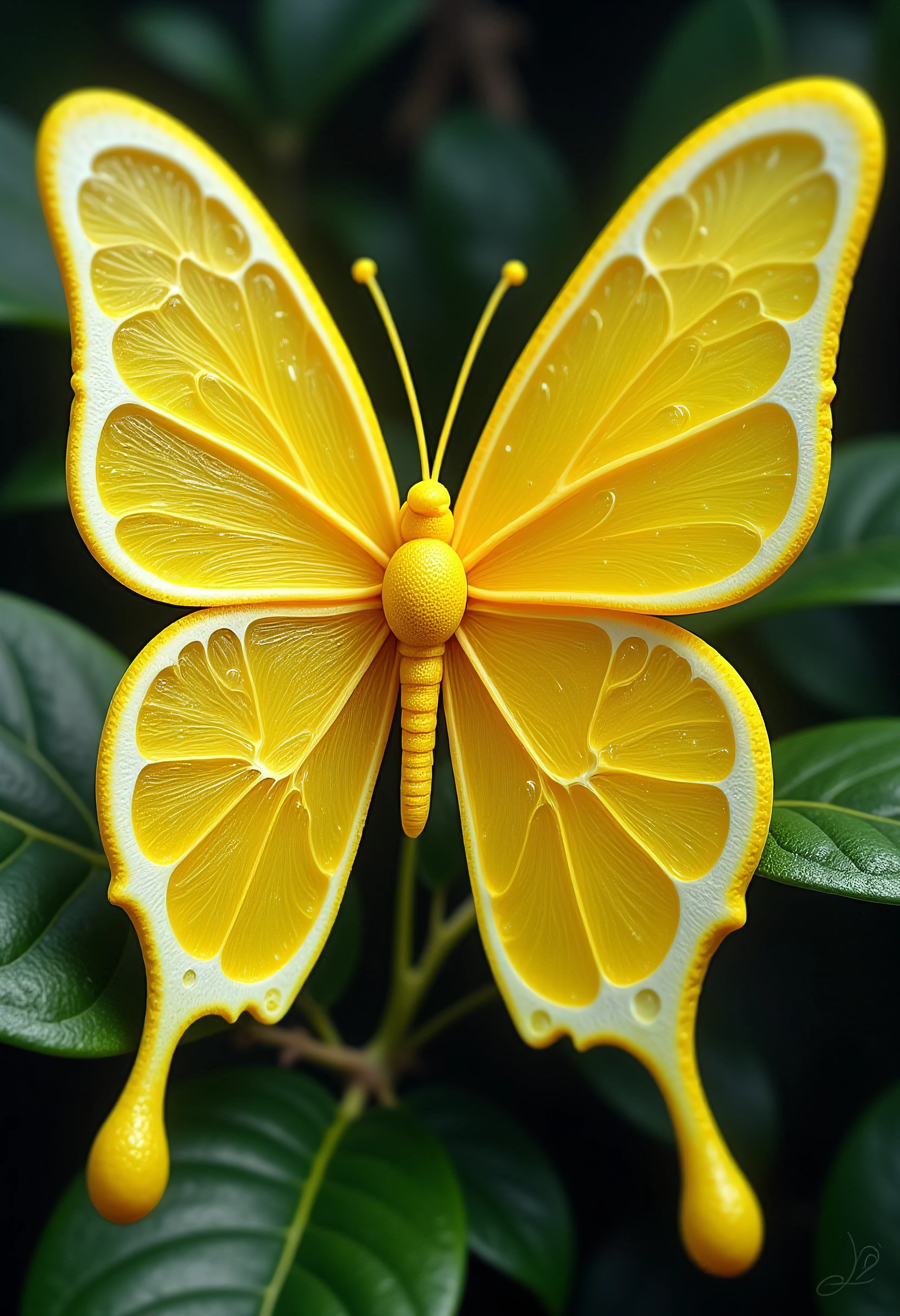 wl_lemons, butterfly made out of lemons