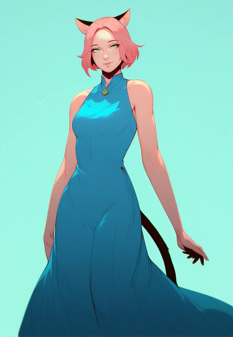 <lora:Ern_Style_for_PonyXL:1>, ern, anthro cat, female, dress, red hair, smile, looking left, sitting, score_9, score_8_up, score_7_up, score_6_up, score_5_up, score_4_up