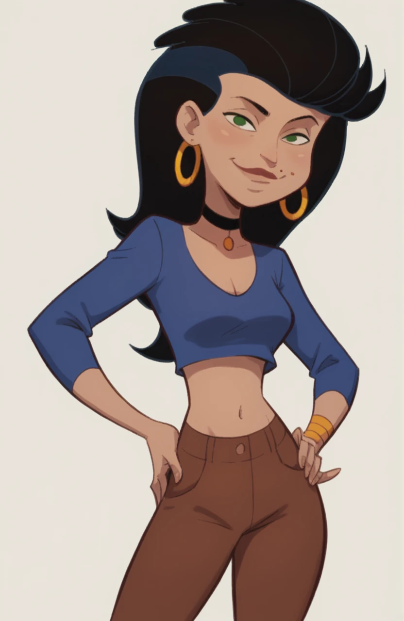 Kim possible background characters Green Bikini Red Head