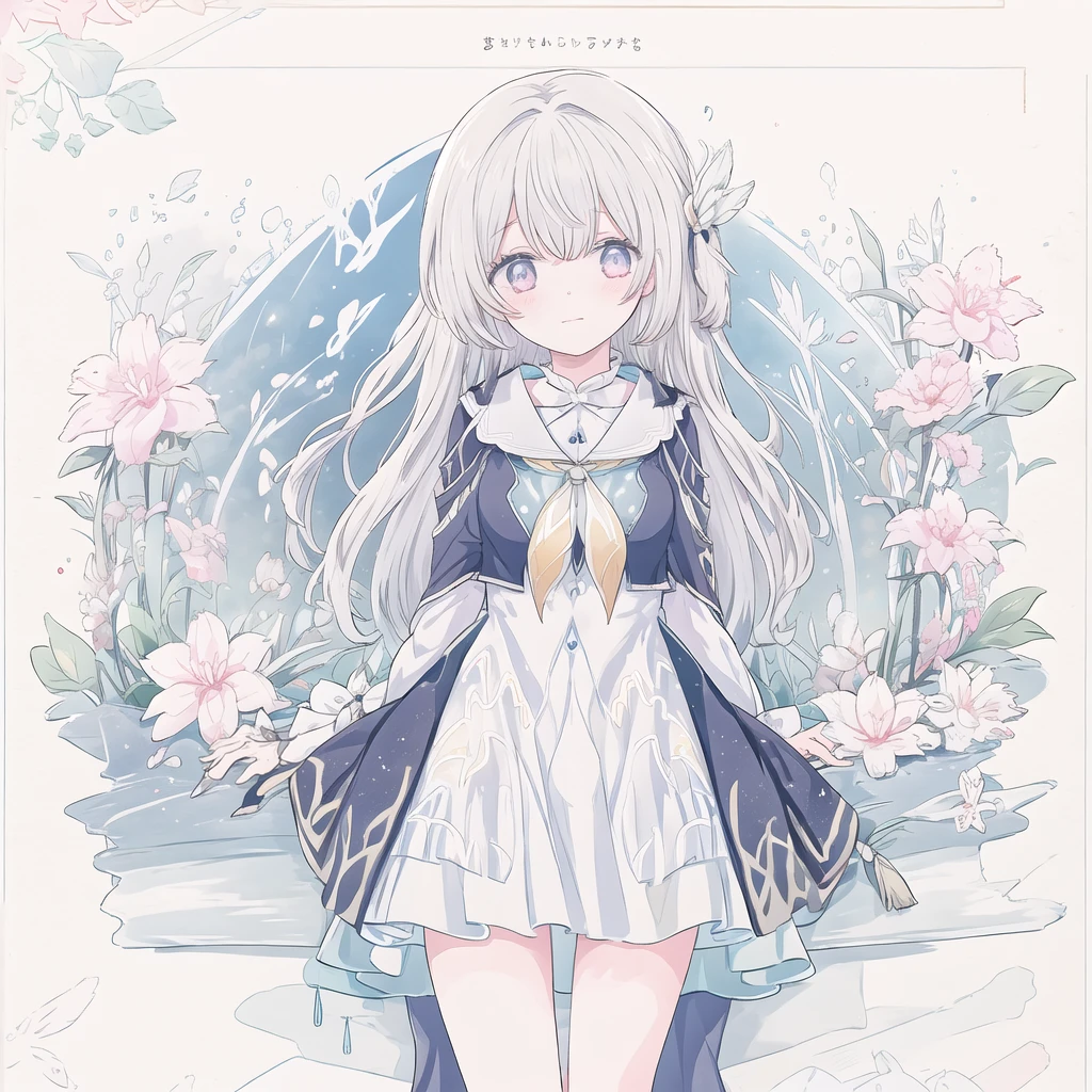 (((masterpiece))),(((best quality))),(((((solo))))),1girl,((ultra-detailed)),(illustration),(detailed light),((an extremely delicate and beautiful)),dramatic_shadow,ray_tracingBlush,Happy,Holding hands,looking at viewer,Standing,serafuku,cherry_blossoms,flower_petals,Bracketing,Two side up,Low twintails,Cinematic Lighting,Beautiful Lighting,Illustration,pov,artbook,highres,huge_filesize,cowboy shot,<lora:hotaru-000018:0.75>,