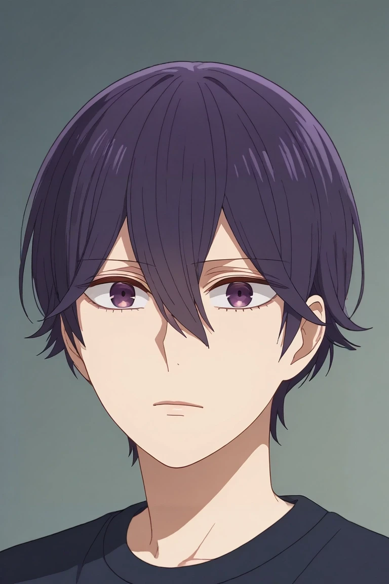 score_9, score_8_up, score_7_up, source_anime, rating_safe, , , , , 1boy, solo, male focus, <lora:yuusuke_nisaka_pony:0.9>, yuusuke_nisaka, purple hair, purple eyes, short hair, bangs, hair between eyes, , , <lora:sdxl_lightning_8step_lora:1>