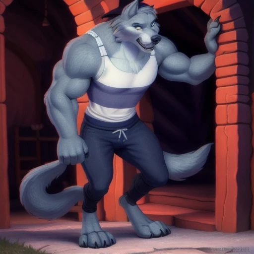 Wolf from we baby bears V1