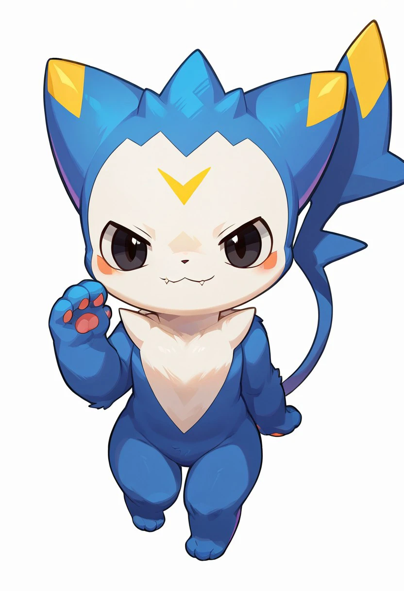 Anime, Blue, Cute, Furry, Monster, chain, chain, chain, A cute little red dragon, Cute detailed digital art, illustration pokemon, pokemon art style, cute detailed artwork, Detailed fanart, by Kubisi art, skottie young, advanced digital chibi art, author:Jason Teraoka, Red dragon, spiky, style of cute pokemon