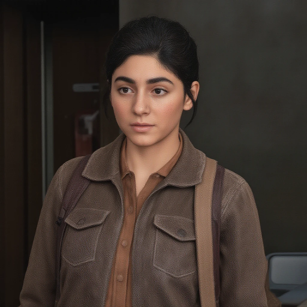 a photo of Dina, Last of Us 2  <lora:Flux.1-dev-test-v3.1_Dina_TLOU:1>