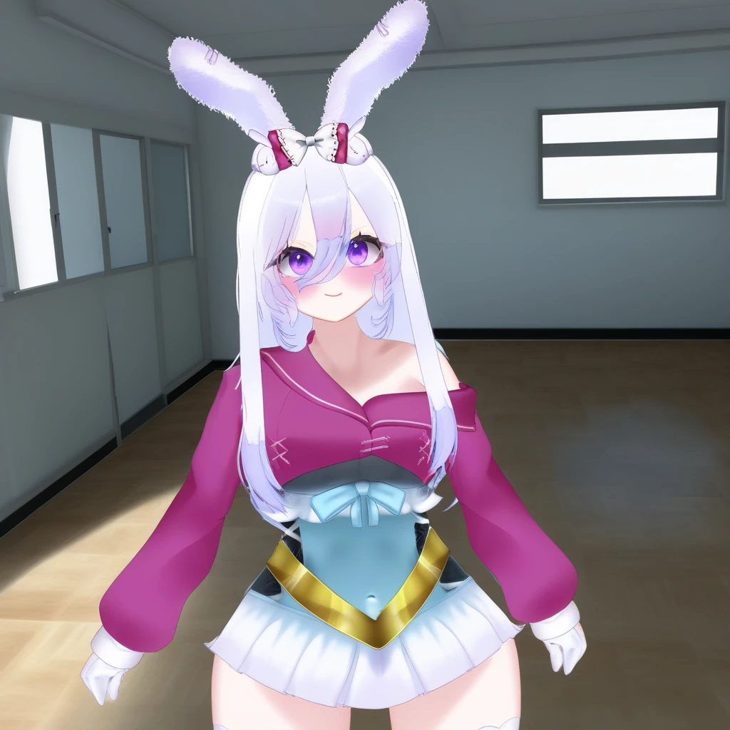 Arad woman sitting on swing in rabbit ears and blue dress, ultrarealistic sweet bunny girl, Bunny Girl, lola bunny fanart, the anime girl is crouching, 3 d animesexy, 3D anime, insect trainer girl, anime barbie in white stockings, 3 d anime realistic, trending on cgstation, Realistic anime 3 D style, female furry mini cute style