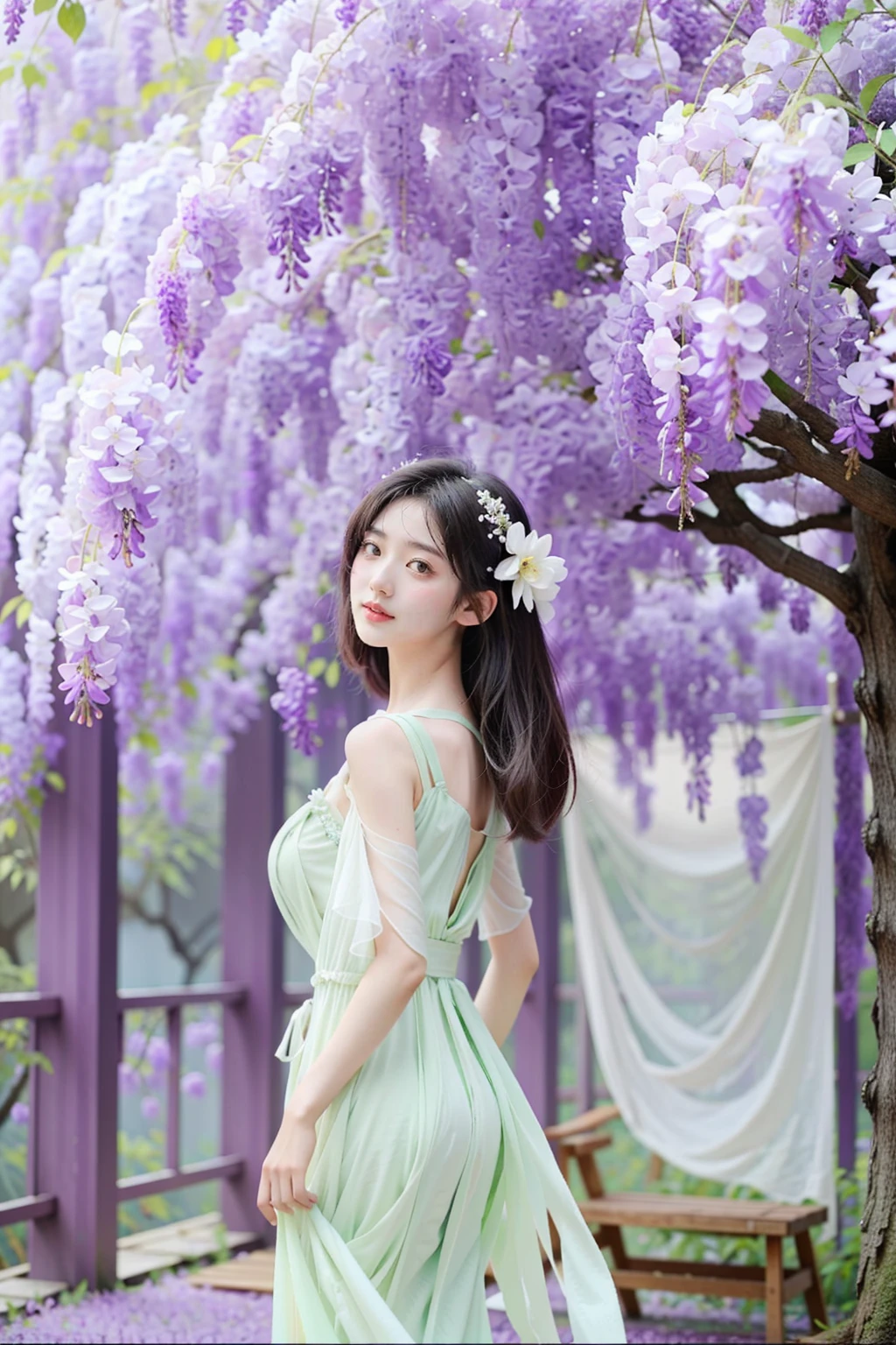 Treading the Mountains and Listening to the Sea【紫藤花Wisteria flower】 v1.0