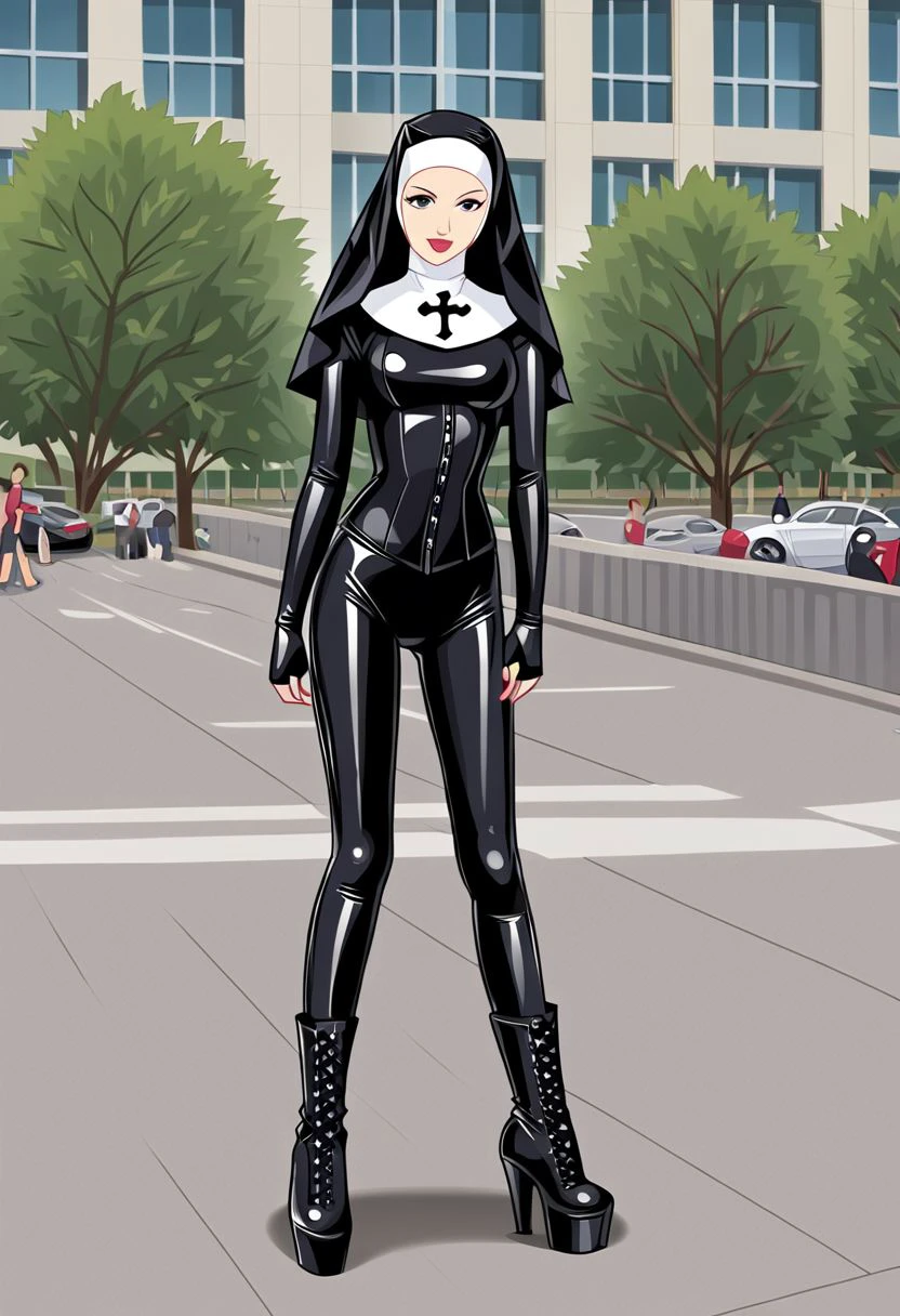 Latex nuns for pony Latex nuns for pony