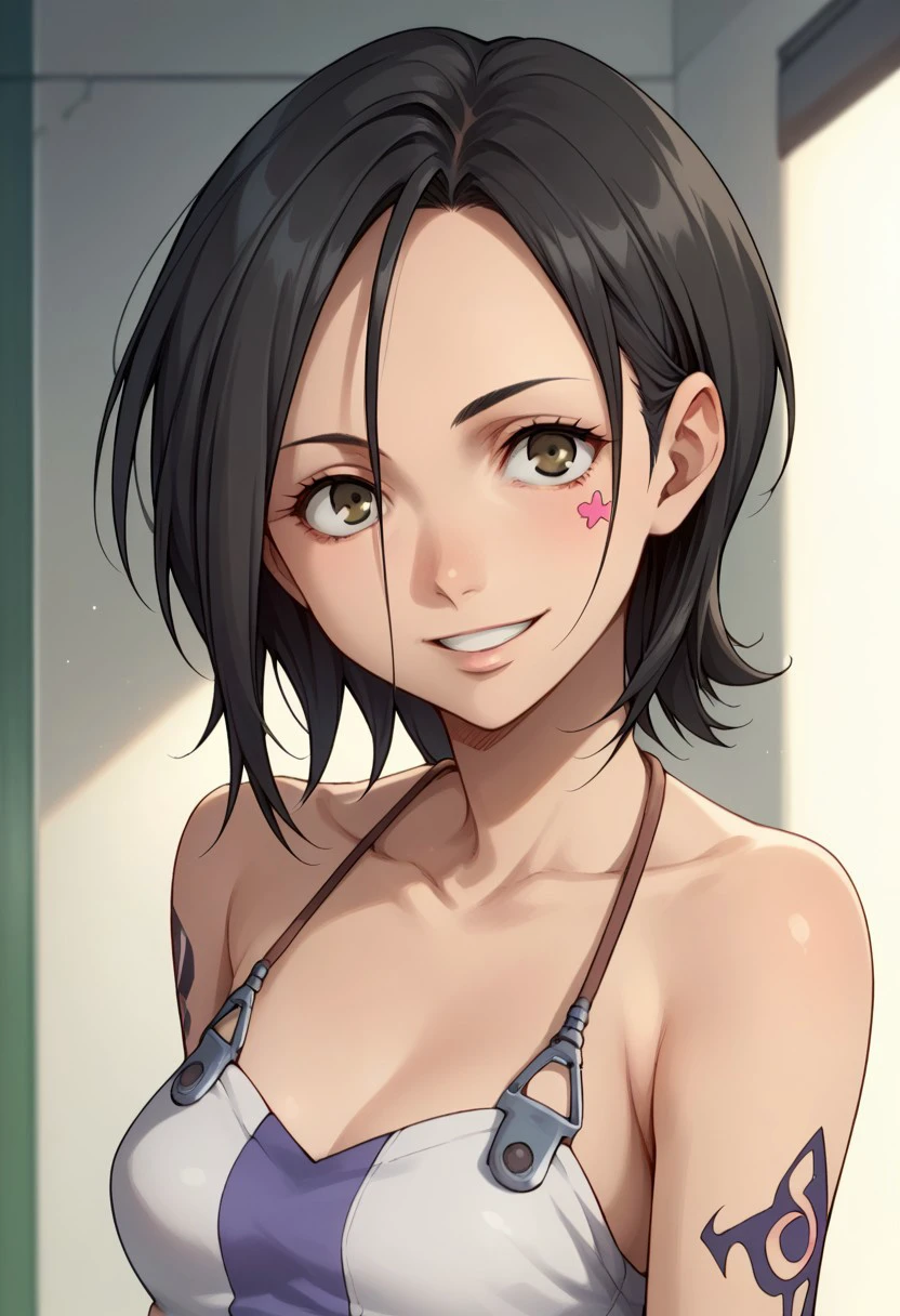 Highest quality、Realistic、、zoom、Primary school students、man、look up、cute、Light grey eyes、Black Hair、short hair、Tanned brown skin、Dark Skin、Upper body naked、Completely naked、Erect penis、Warped penis、Flat Chest、Bust Shot、thin、Pool、