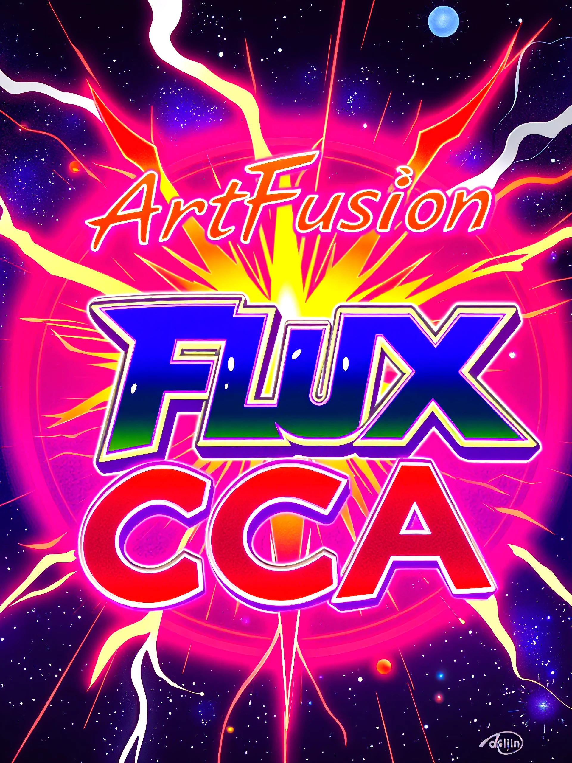 anime style text "ArtFusion Flux CCA"