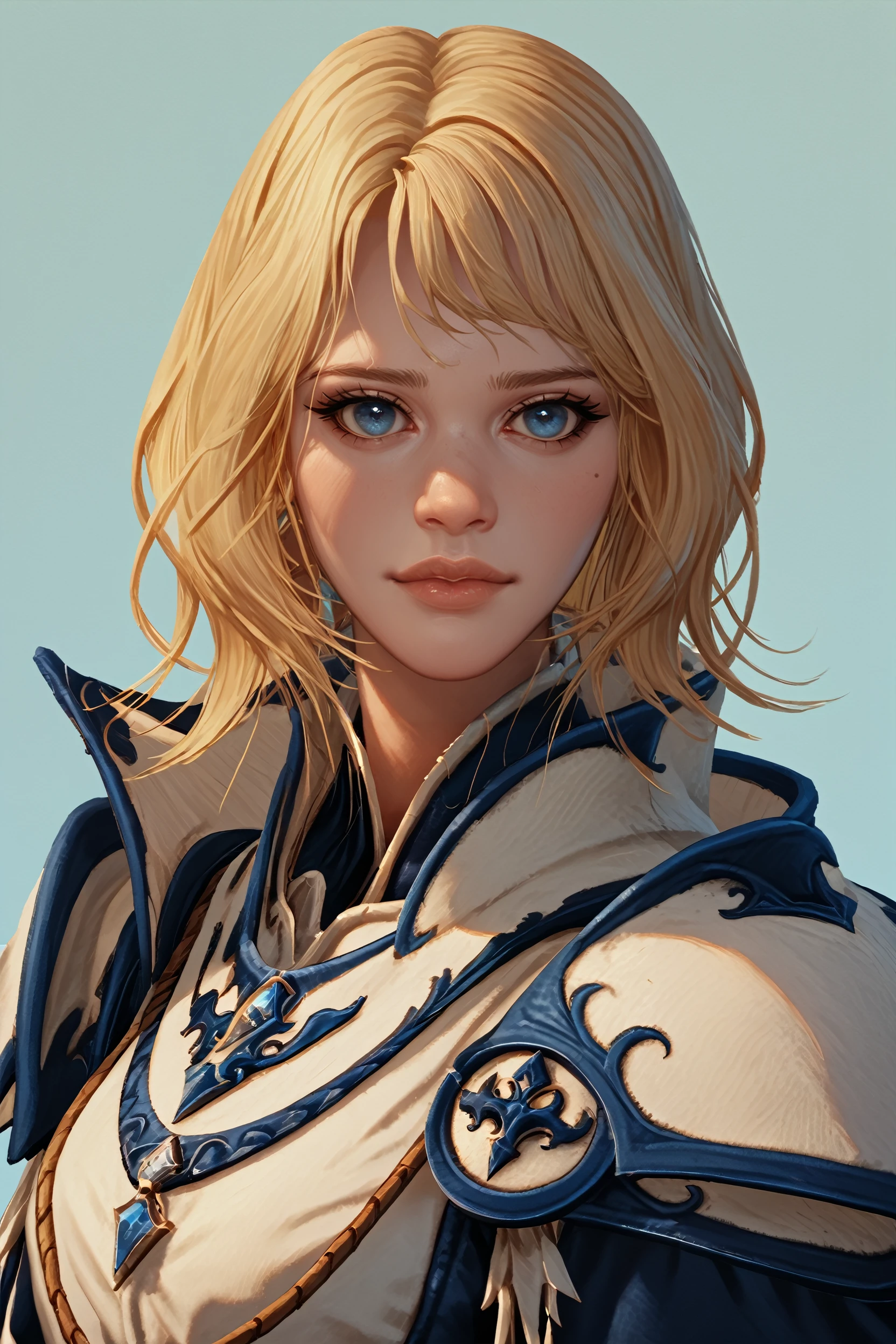 score_9, score_8_up, score_7_up, score_6_up
<lora:LAAvele:1.0>
LAAvele, 1girl, blonde hair, blue eyes, looking at viewer, simple background, portrait