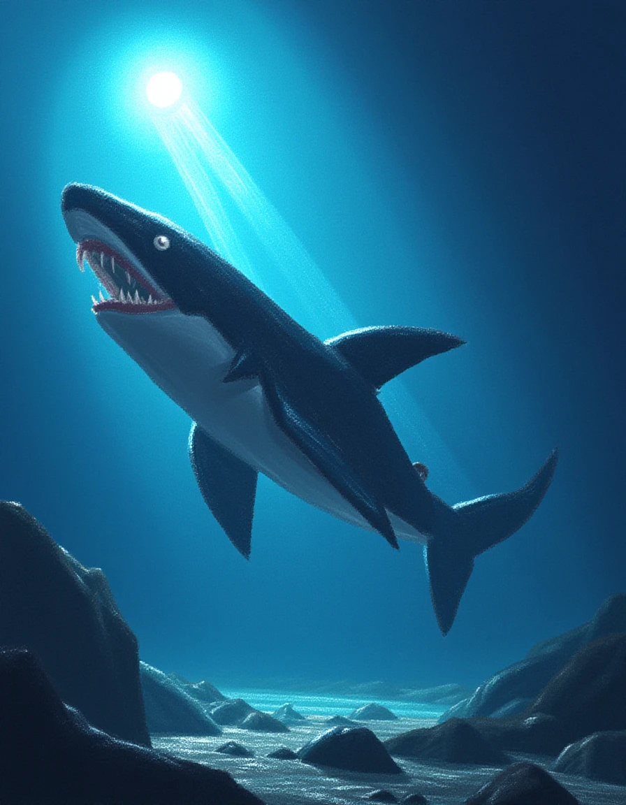 enormous laser shark for the sega saturn