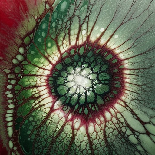 <lora:AcrylicPourPainting:0.9> acrylicpourpainting, (amoebas), macro lens, cellular activity, reds and greens