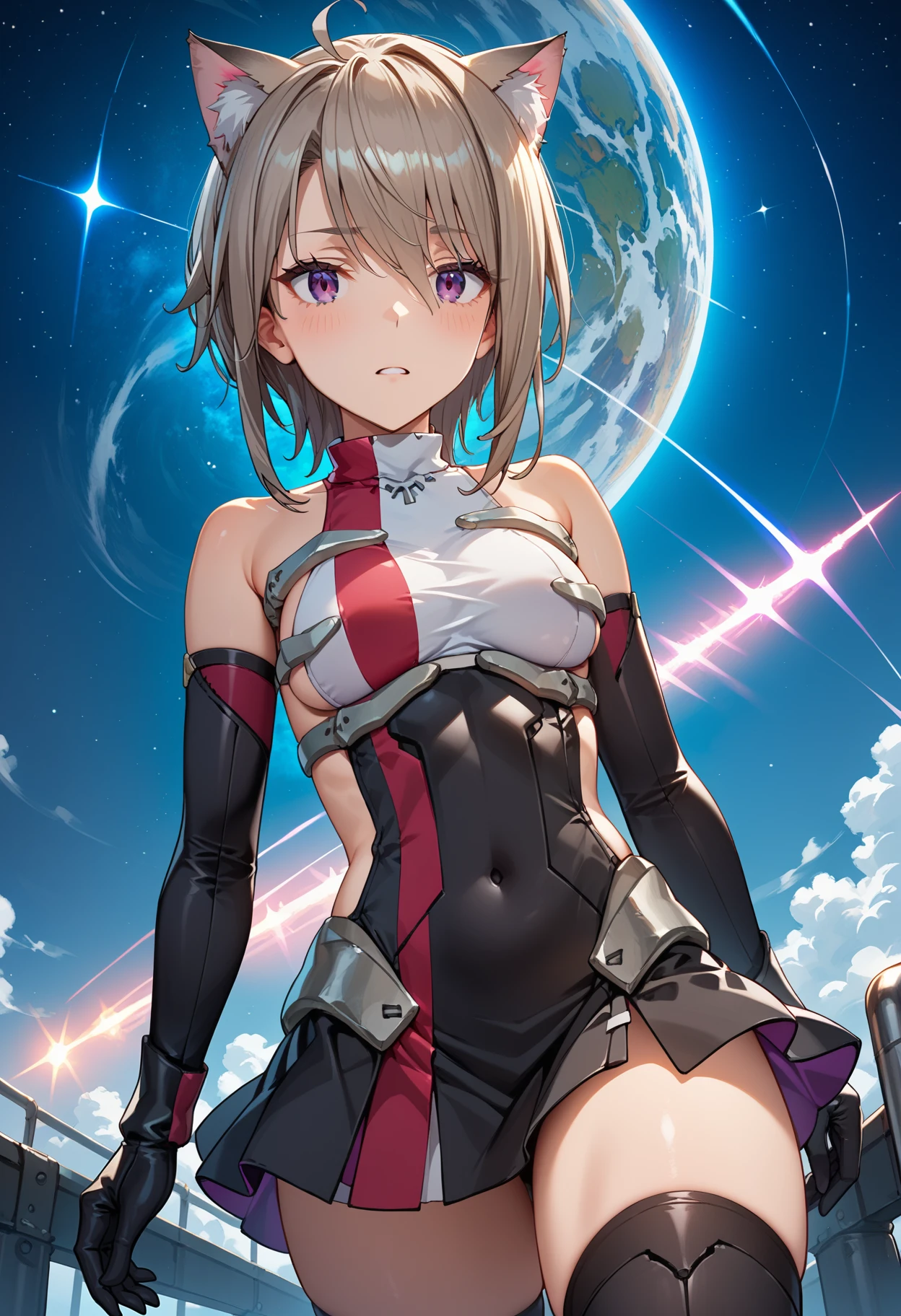 score_9,score_8_up,score_7_up,score_6_up,score_5_up,score_4_up,source_anime,anime_coloring,rim light,1girl,
<lora:mira_p_v1.1:1>,mira,saignee_m,short hair,purple eyes,black elbow gloves,thighhighs,<lora:Fixhands_anime_bdsqlsz_V1:1>,
light_blush,Space Station,starry_sky,looking_at_viewer,cowboy_shot,cinematic_angle,dynamic_angle,blush,tooth,cat ear,:o,jumping,arm_above_head,expressionless,, masterpiece,best quality, very aesthetic, absurdres, ultra detailed, high resolution, 4k, extremely detailed CG,