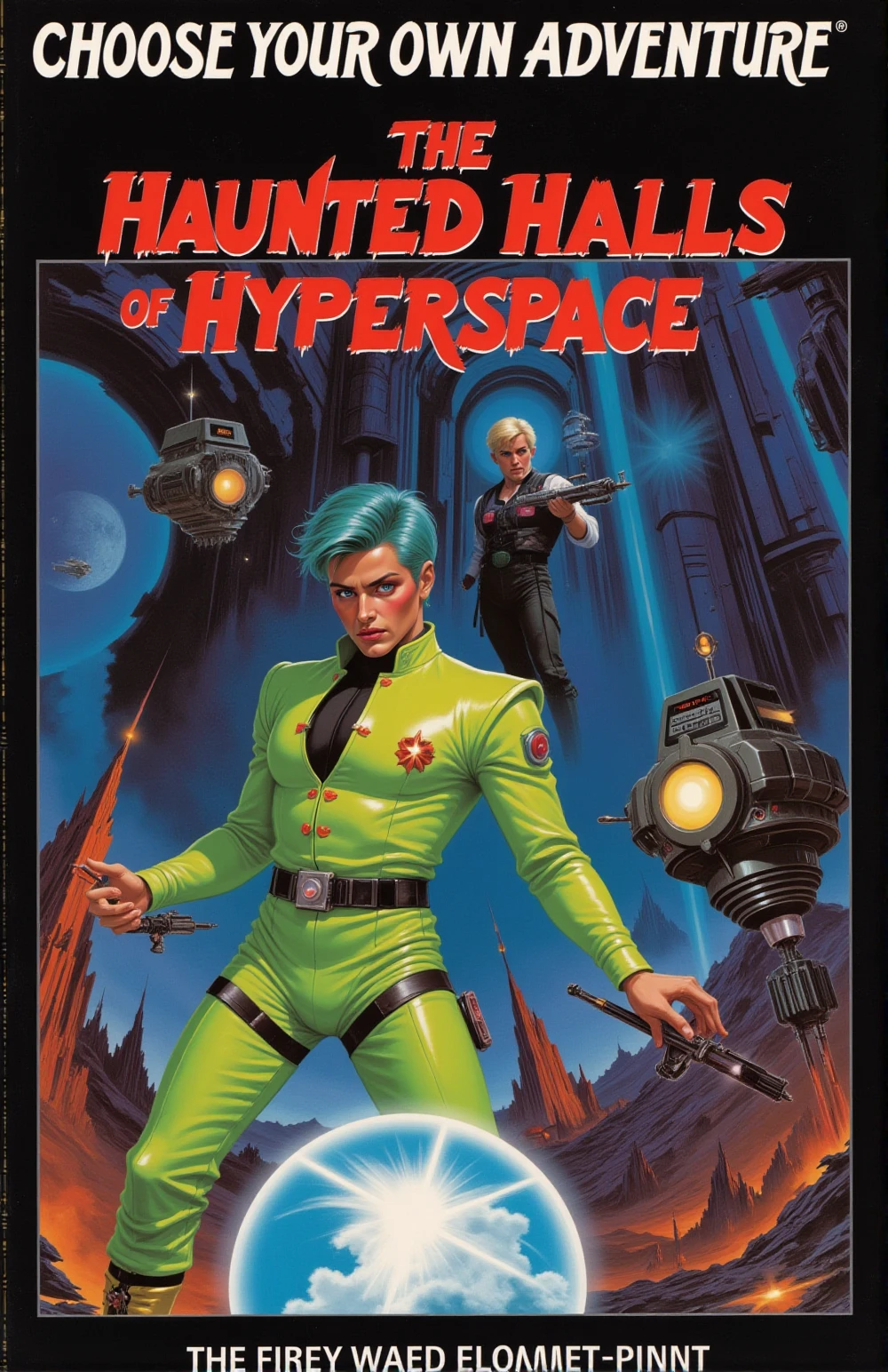 {faded |damaged |poor condition |3::}{1980s |}Book cover: "Choose Your Own Adventure: __80s_book_titles__"<lora:EnvyFlux80sBookCovers01:1>