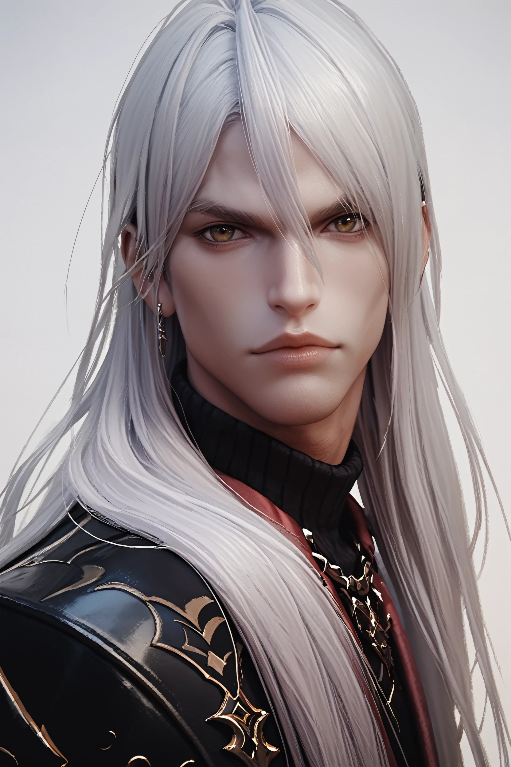 score_9, score_8_up, score_7_up, score_6_up
<lora:LAKadan:1.0>
LAKadan, 1boy, white hair, long hair, looking at viewer, simple background, portrait