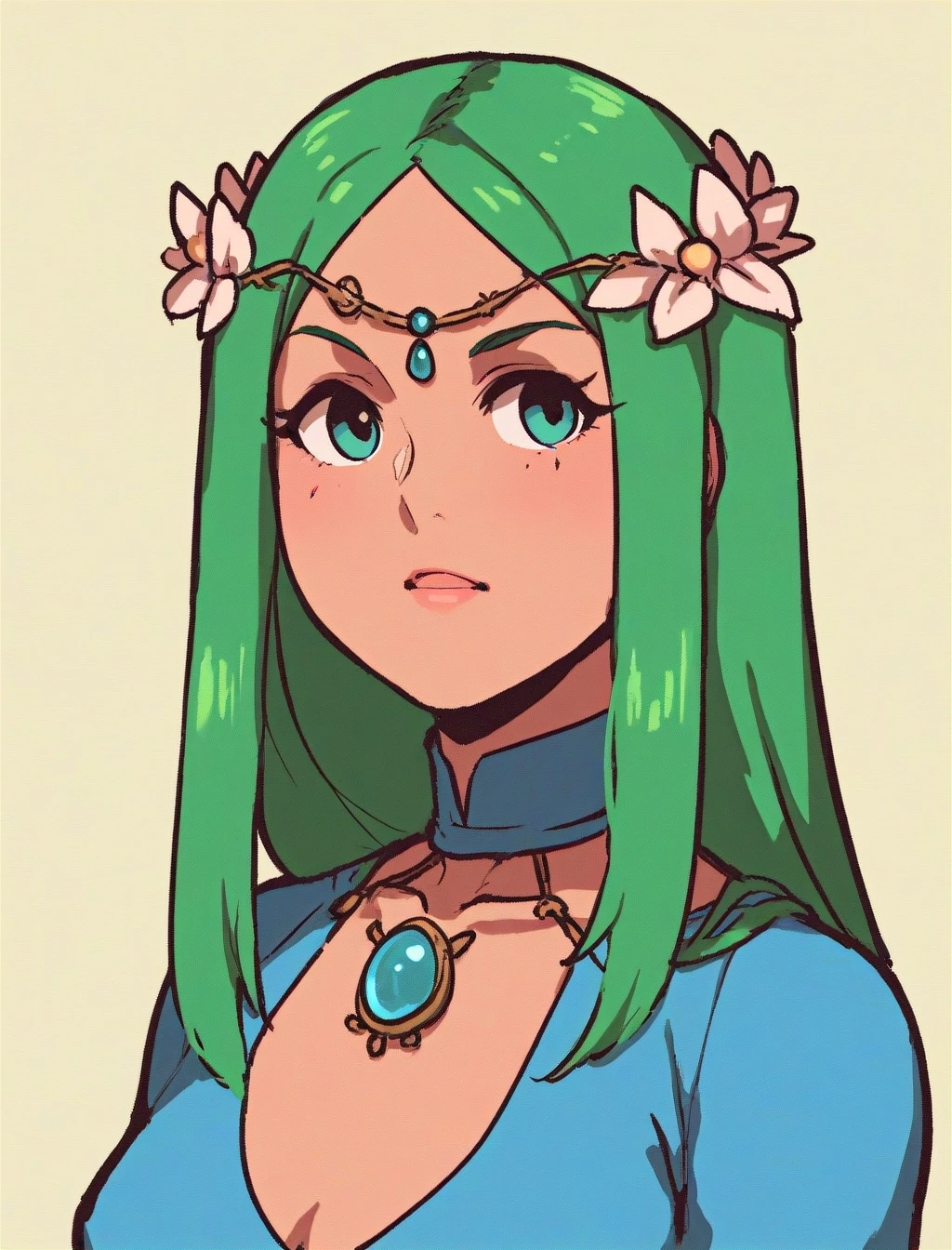 Anime Girls、Angel、Ring on the head、Angelの翼、White cloth、bracelet、Toned Abs、Wavy Hair、Medium Hair、smile、Light green and light blue multi-colored hair、detailed、Highest quality、masterpiece
