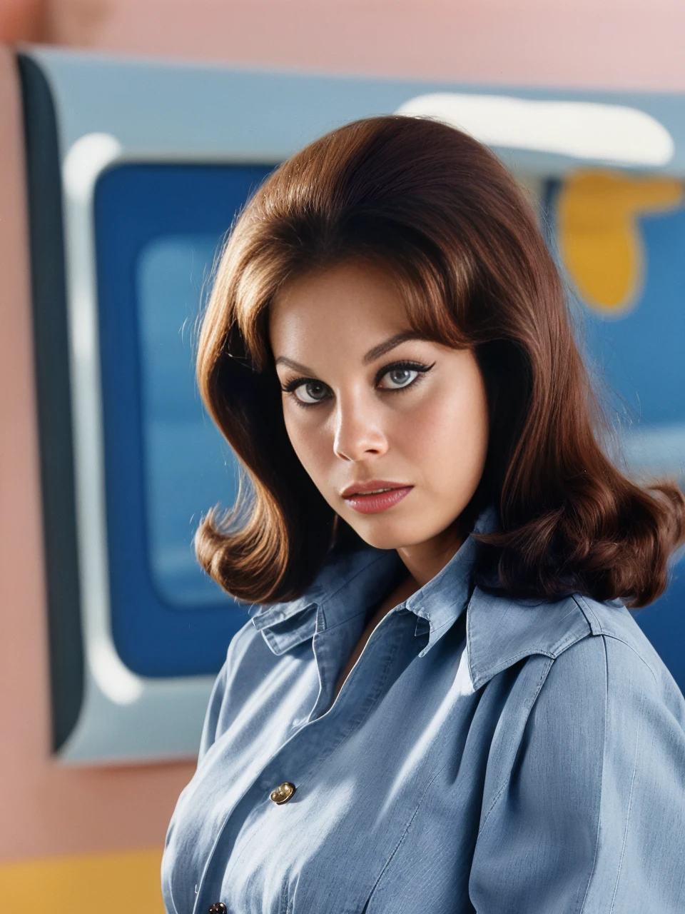 <lora:LanaWood:1> happy looking lana wood as a stewardess,  beautiful, (properly clothed:1.2),  4k, highest quality, professionally color graded