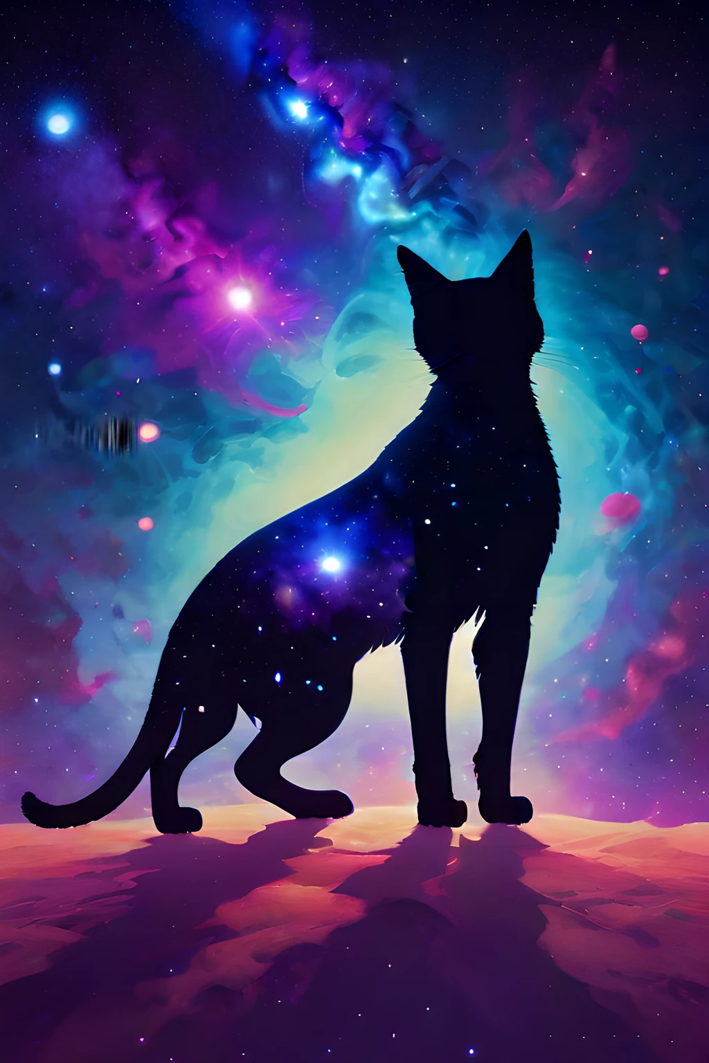 score_9,score_8_up,<lora:Turbo_XL:1>,<lora:inner_galaxy-05:1>,inner_galaxy,
silhouette,
space background,
cat,
(cosmic,stars,celestial,galaxies,nebulas,planets,science fiction,highly detailed:1),