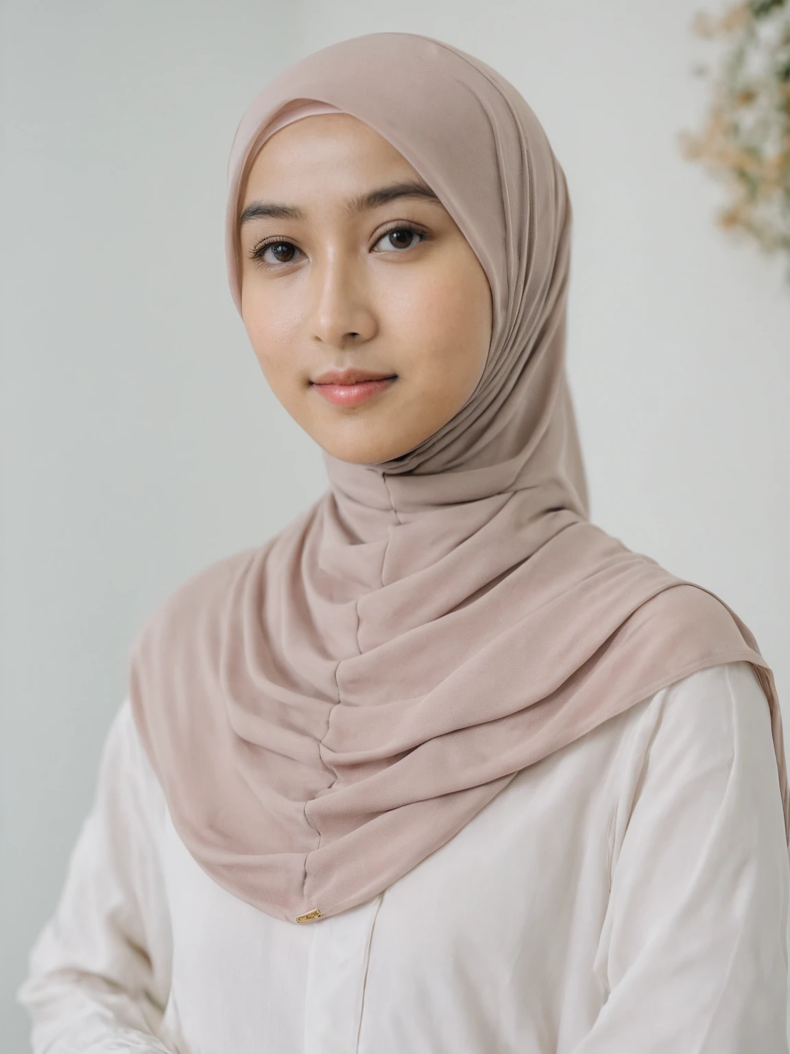 RAW photo, subject, 8k uhd, dslr, soft lighting, high quality, film grain, Fujifilm XT3,
<lora:hijab-style:0.65> 1girl, malaysian, hijab, jerseyseries, looking viewer, face close up, long sleeves, upper body,