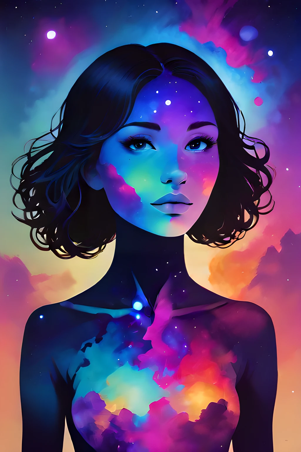 space-themed,
score_9,score_8_up,<lora:Turbo_XL:1>,<lora:inner_galaxy-05:1>,inner_galaxy,
silhouette,
space background,stars,
(face:1.5),1girl,light smile,
posing,
(cosmic,stars,celestial,galaxies,nebulas,planets,science fiction,highly detailed:1),