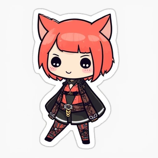 chibi kawaii sticker, {__random_waifu_xl__|__jumbo/creatures/adnd__|__jumbo/creatures/animals__|__rpg_character_m_sexy__|__fruit2__|__vegetable__|__sweets__}<lora:EnvyFluxKawaiiSticker01:1>