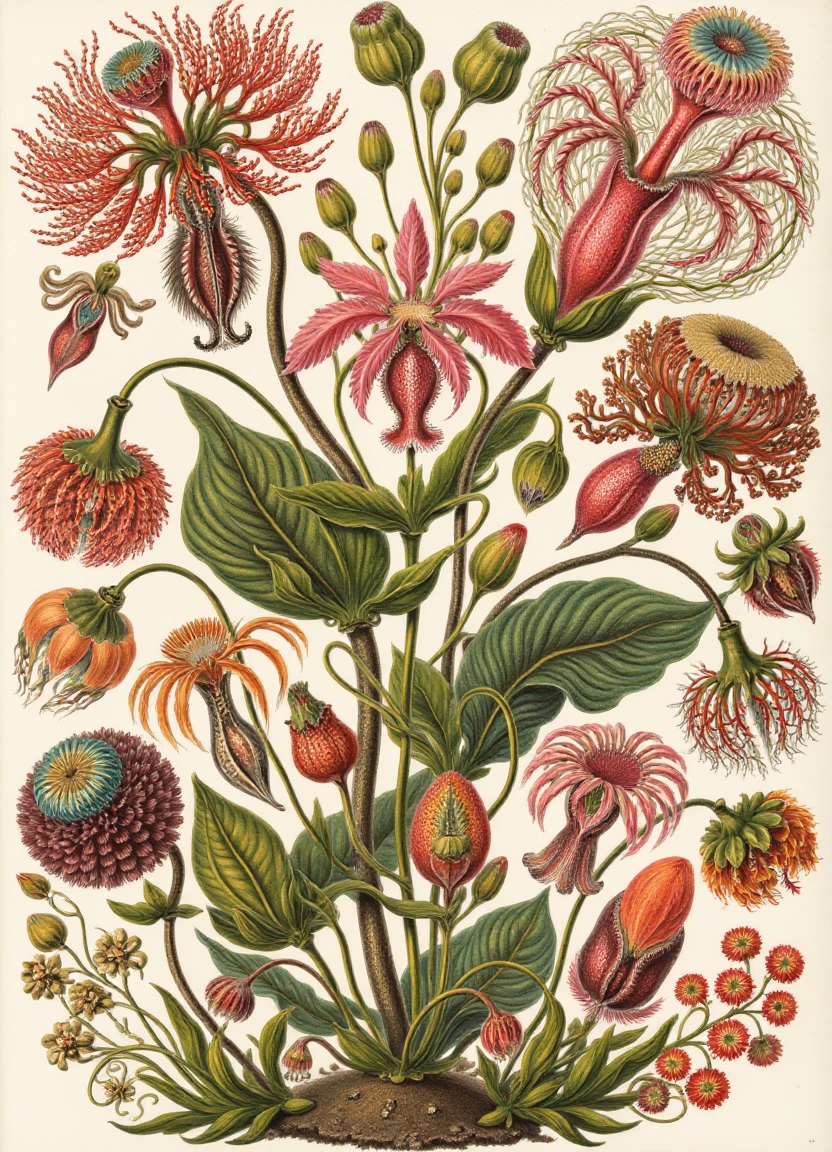 ernst_haeckel_style, plant