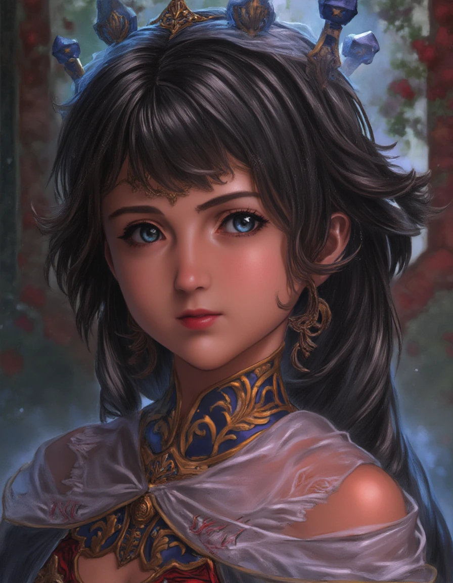 best quality, masterpiece, 1girl,  <lora:Yoshinari Style flux:1>, HDR, UHD, 8K,best quality,masterpiece,Highly detailed,Studio lighting,ultra-fine painting,sharp focus,physically-based rendering,extreme detail description,Professional,Vivid Colors,