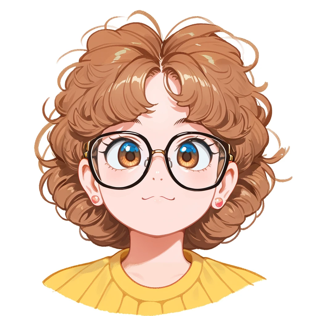 score_9_up, score_8_up, rating_safe, 1girl, glasses, long brown curled mullet, ffb, funkyfr0g, <lora:FFB-Pony:1>, frumples style, <lora:Frumples_Style:0.8>