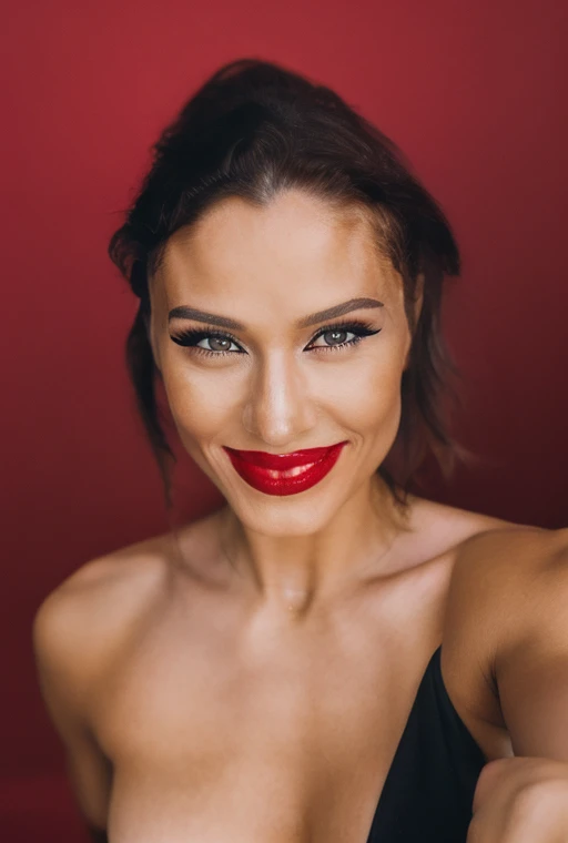 <lora:Lucieoud:.9> real life realistic RAW portrait photo of a 1girl, Lucieoud, face focus, closeup, smile, red lipstick, makeup